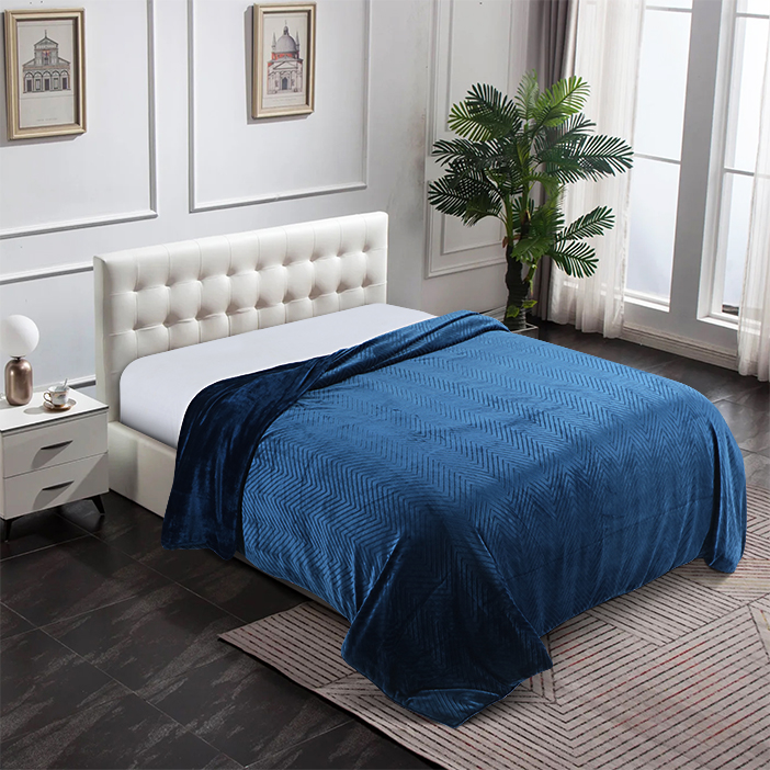 Embossed blanket outlet